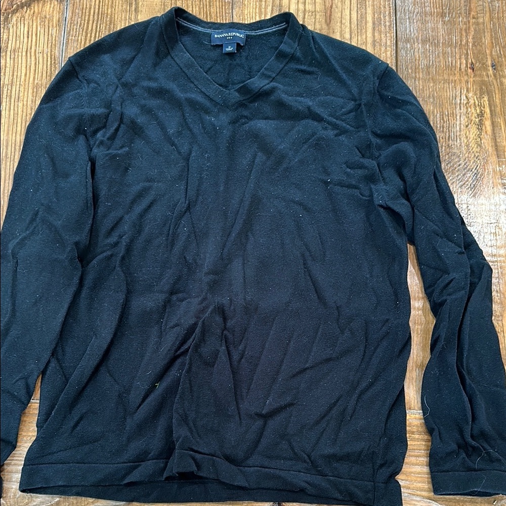 Banana Republic Black Knit Top